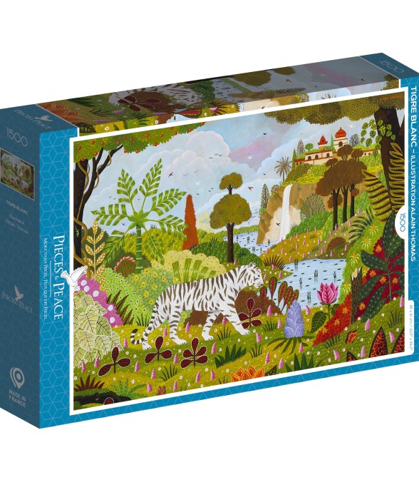 Puzzle Tigre Blanc - 1500...