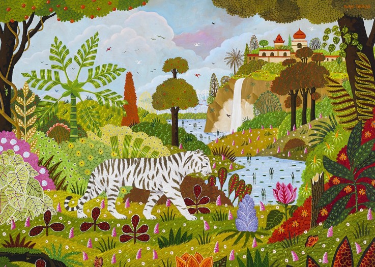 Puzzle Tigre Blanc - 1500 pièces