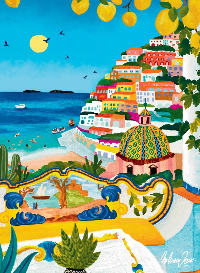 Puzzle Mini Puzzle - Positano - 96 pièces