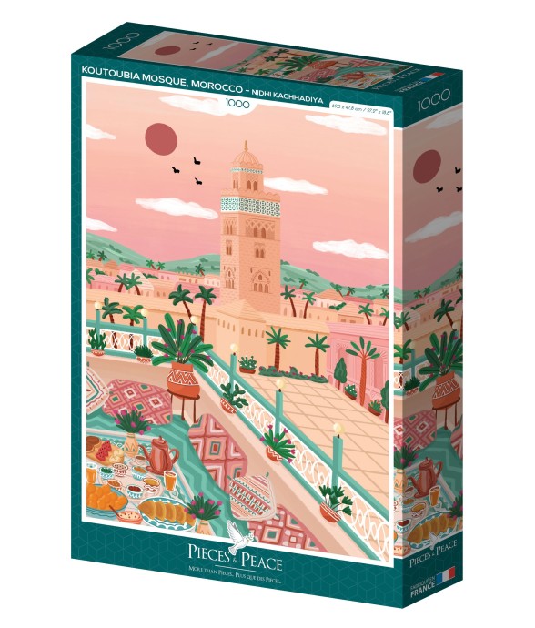Puzzle Mosquée Koutoubia,...