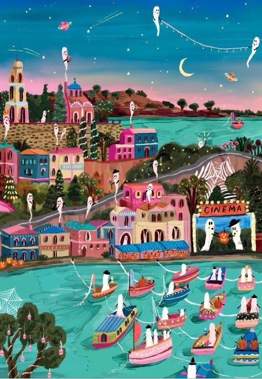 Puzzle Cinéma Fantôme - 1000 pièces