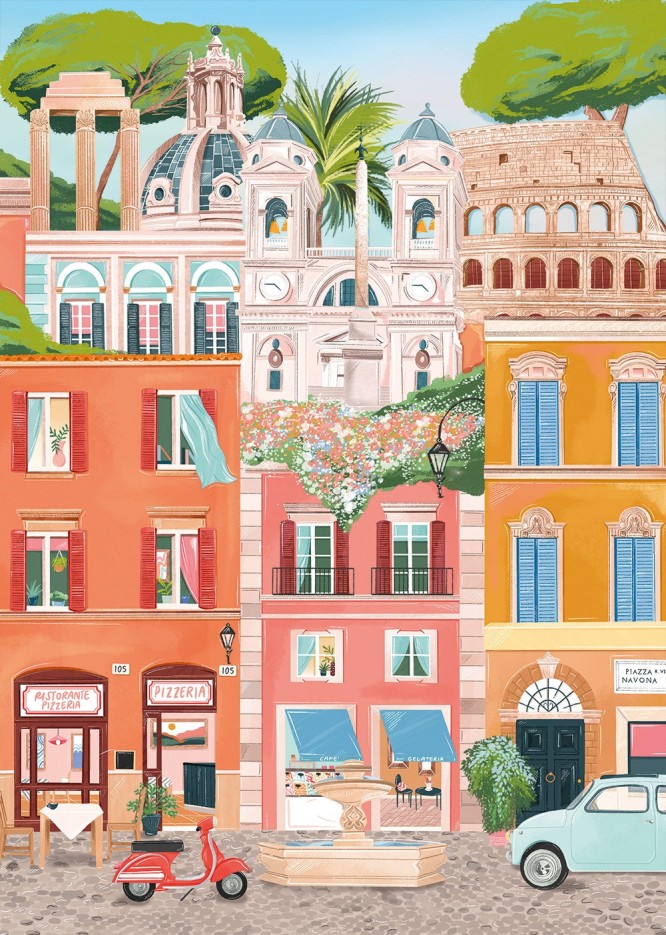 Puzzle Rome - 1000 pièces