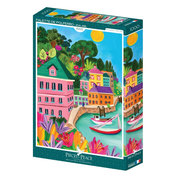Puzzle Palette de Polperro - 1000 pièces