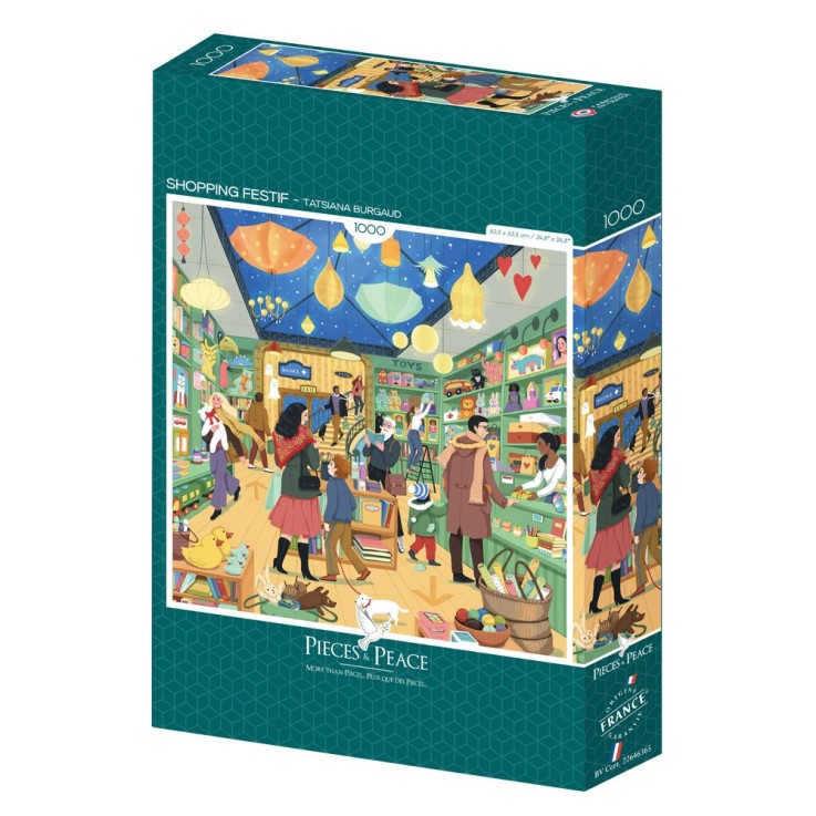 Puzzle Shopping Festif - 1000 pièces