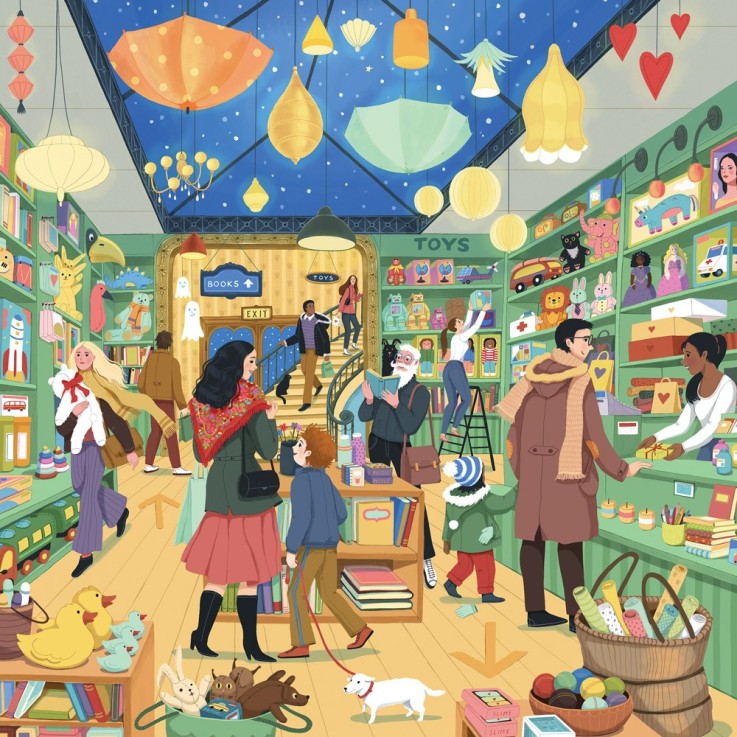 Puzzle Shopping Festif - 1000 pièces