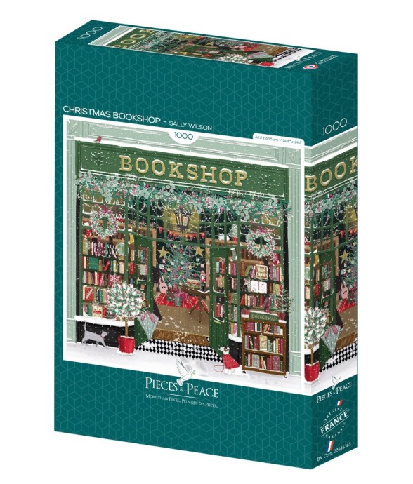Puzzle Christmas Bookshop -...