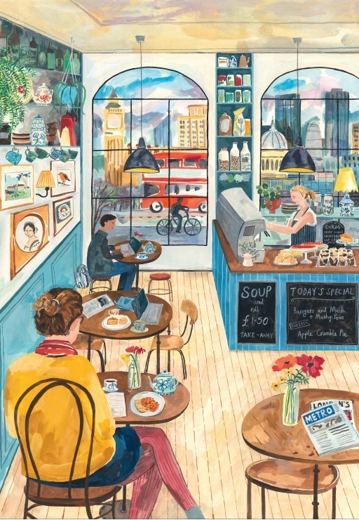 Puzzle Café de Londres - 1000 pièces