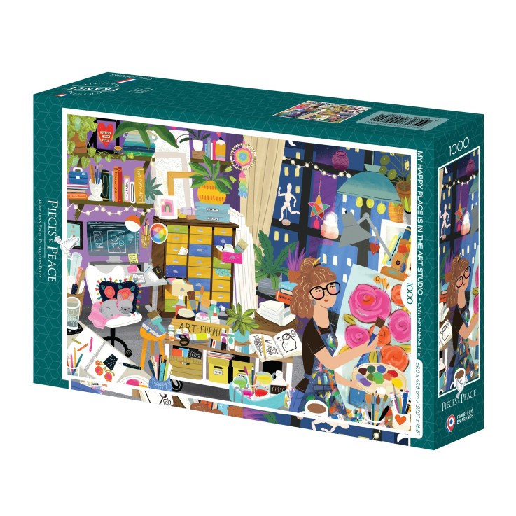 Puzzle Mon Lieu Préféré : l'Atelier d'Art - 1000 pièces