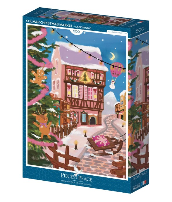 Puzzle Marché de Noël de...