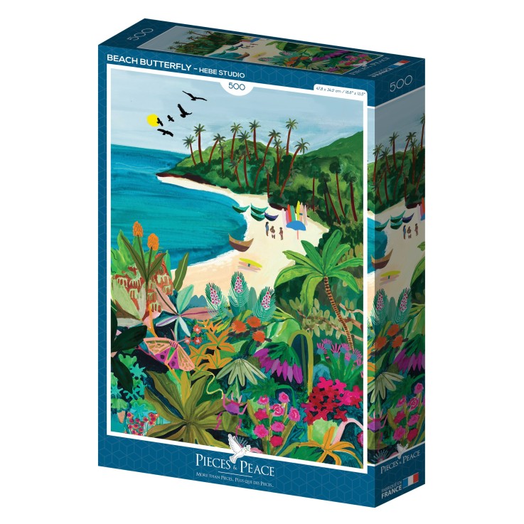 Puzzle Beach Butterfly - 500 pièces