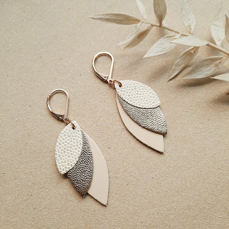 Boucles d’oreilles légères MINI CÉLESTE Ivoire