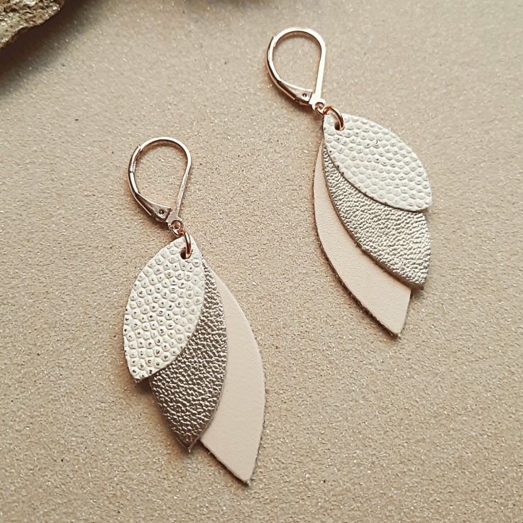 Boucles d’oreilles légères MINI CÉLESTE Ivoire