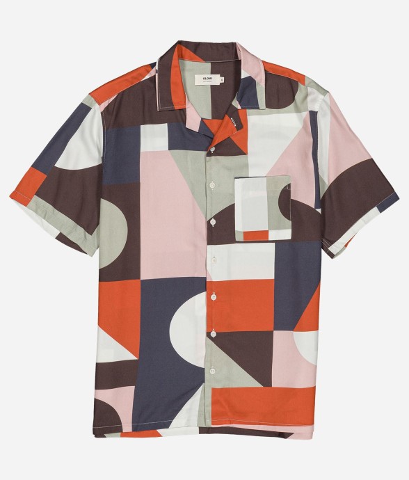 Chemise Aloha Cubism Cait...