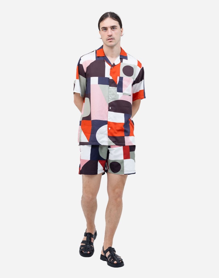 Chemise Aloha Cubism Cait Mceniff