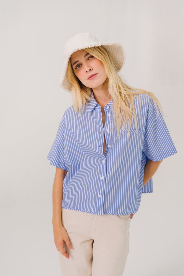 Chemise Sacha Mayfair Bleu Rayures