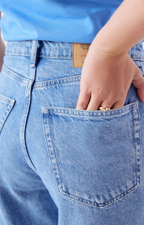 Pantalon Jean Joybird Authentique Stone Cropped