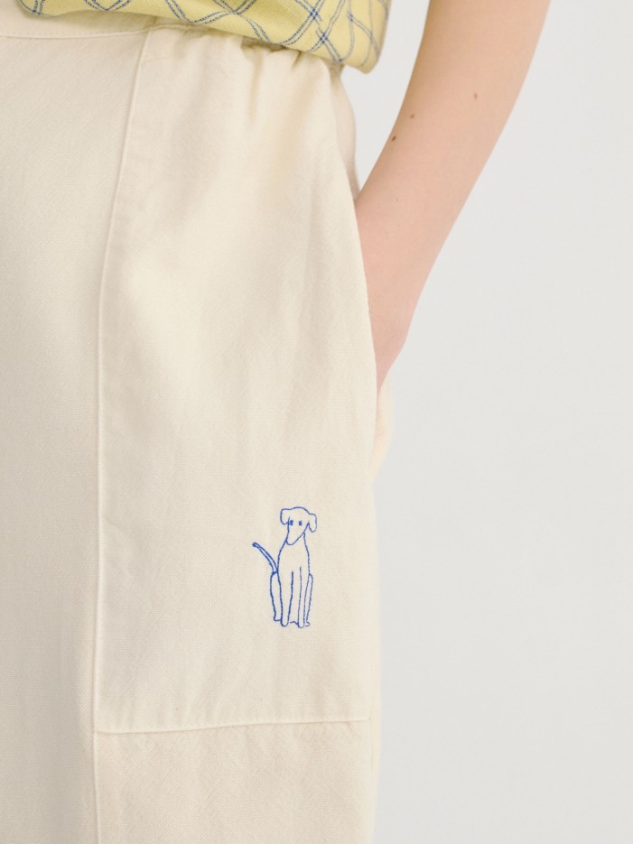 Pantalon écru Cocoon