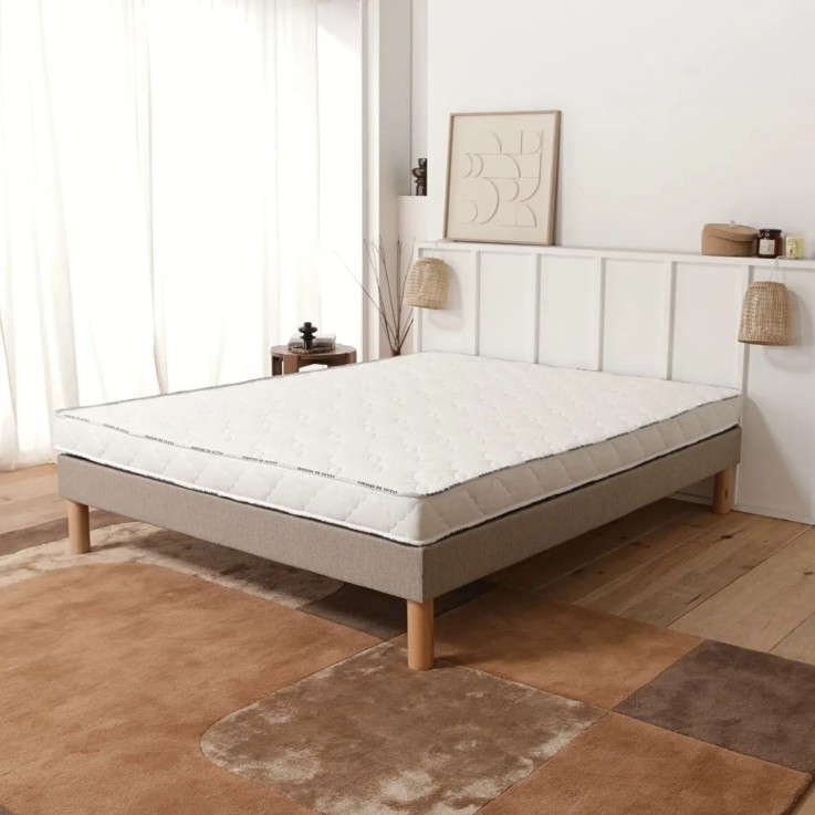 Matelas mousse et mémoire de forme 80x200 - 14 cm