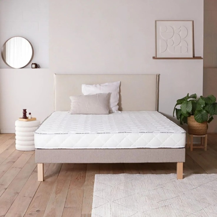 Matelas mousse et mémoire de forme 80x200 - 17 cm