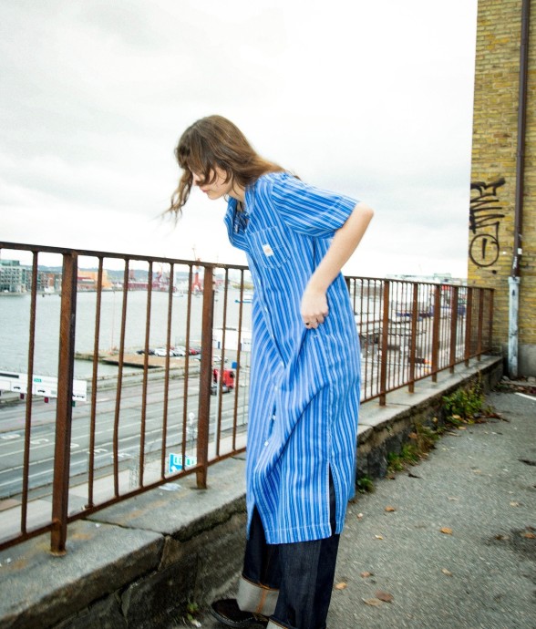Robe Danielle Bleu Rayures