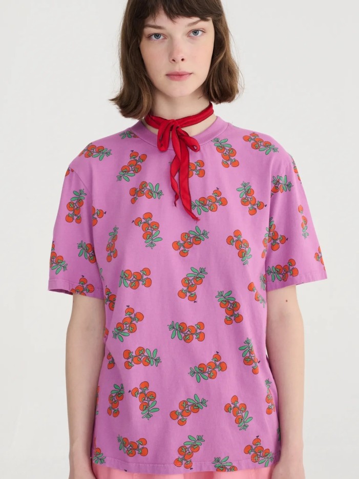 Tee-Shirt Tomatoes Print