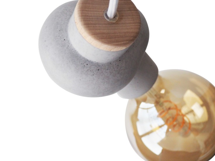 Lampe à suspendre ampoule edison Noeud