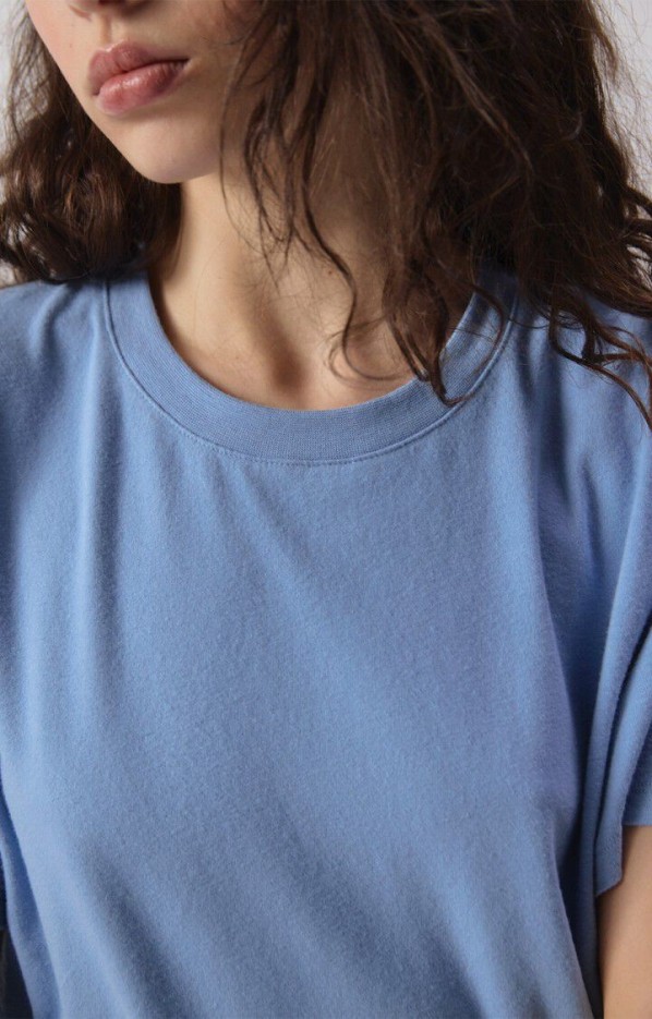 Tee-Shirt Ypawood Mc Bleu Chiné