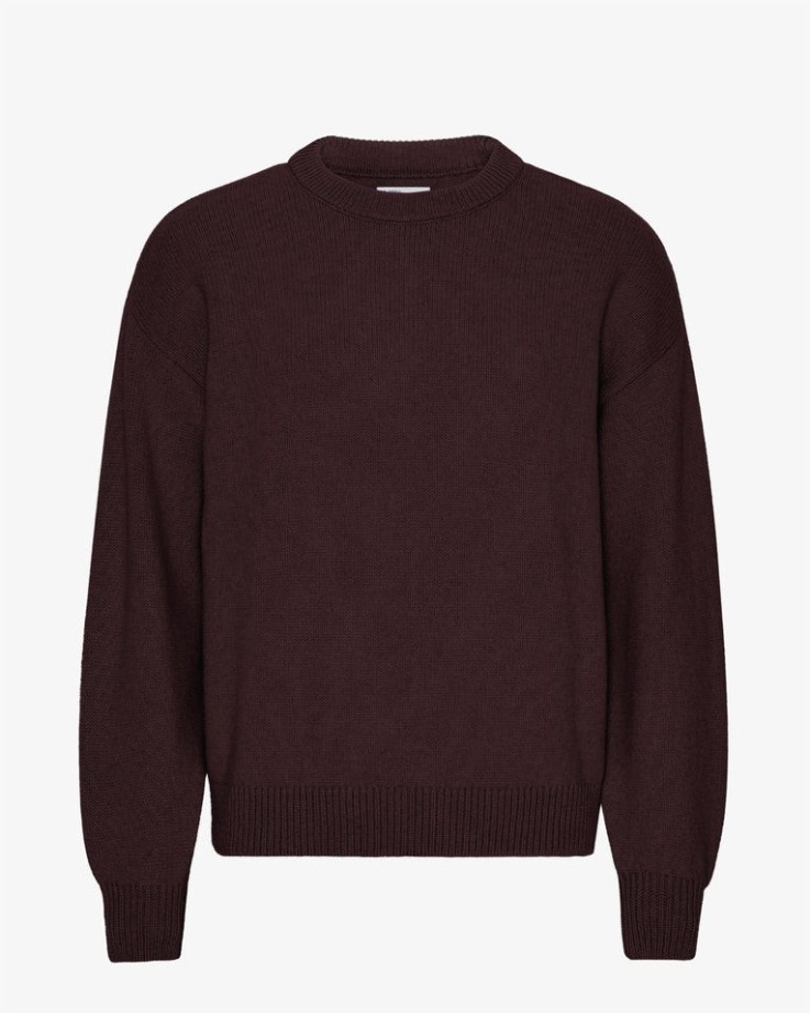 Pull Oversized Merinos Oxblood Red