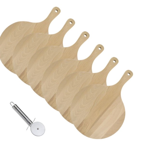 6 Planches à pizza et tarte...