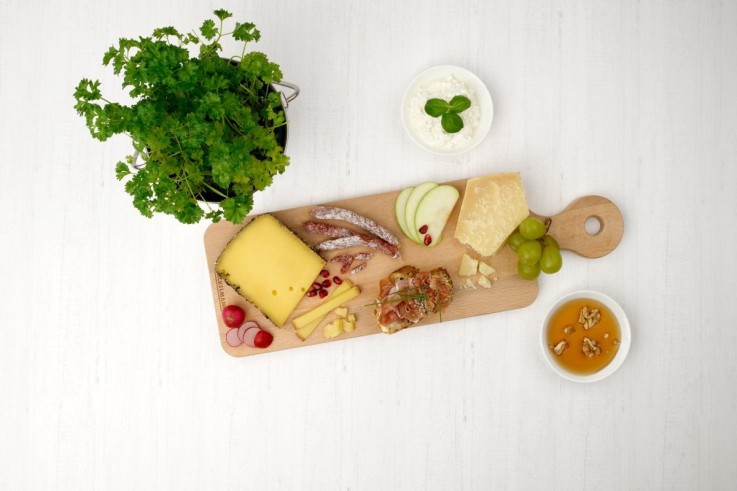 Planche à découper rectangulaire 45 x 15 cm Fackelmann Nature