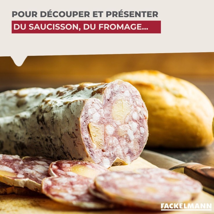 Ensemble de 2 Planches à découper en bois 38 x 18 cm Fackelmann Wood Edition