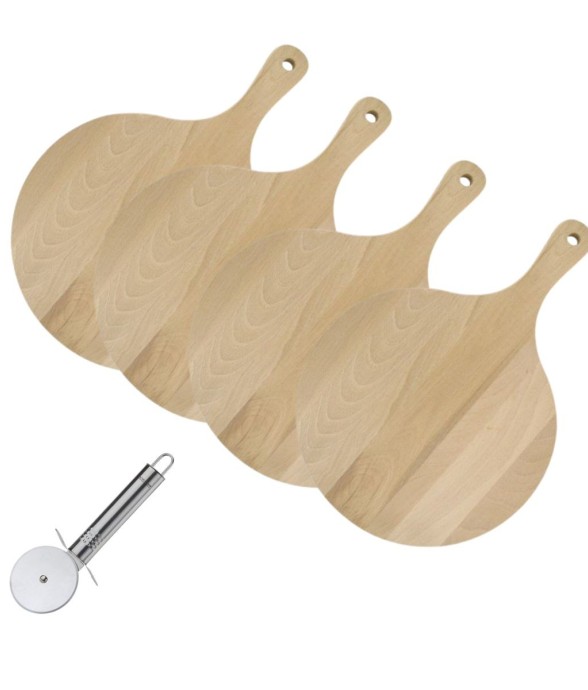 4 Planches à pizza et tarte...