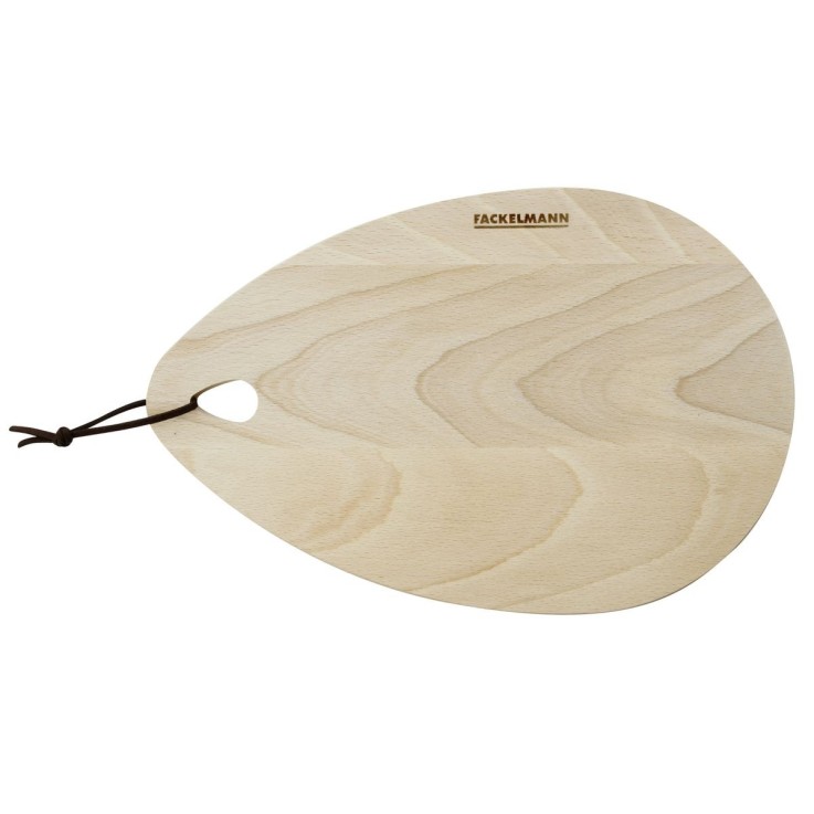 Planche à découper ovale en bois FSC 19 x 28 cm Fackelmann Nature