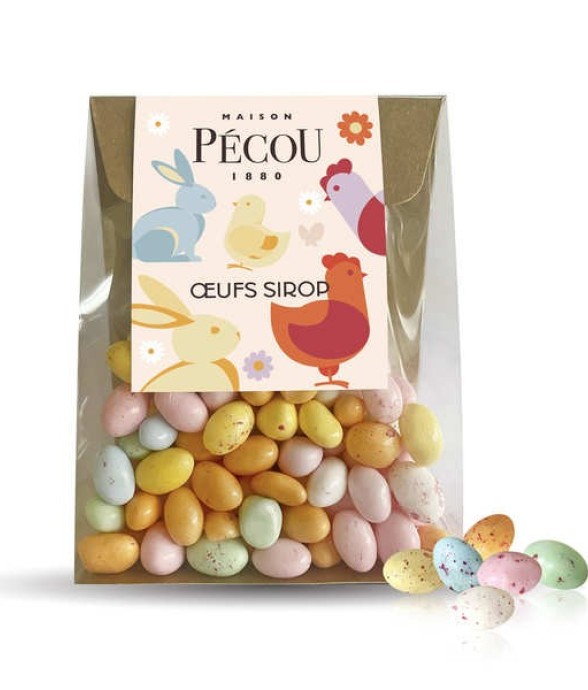 Œufs multicolores fourrés...