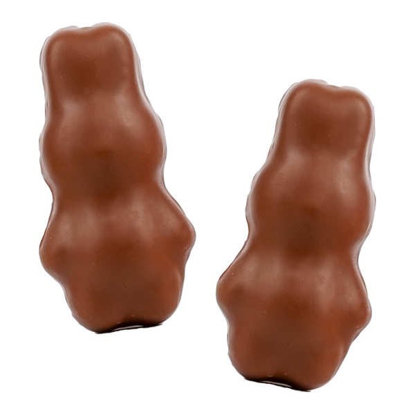 Sachet de 2 lapinous guimauve au chocolat au lait - Sachet de 2 lapins (50g)