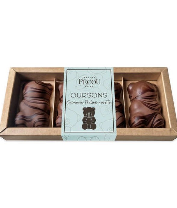 Etui de 4 oursons guimauve...