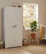 Boutons feuille gris