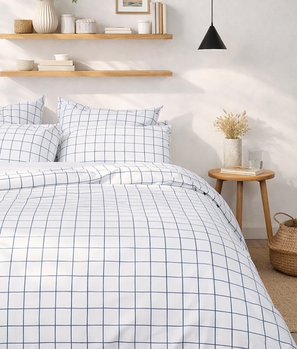 Parure de lit imprimée en...