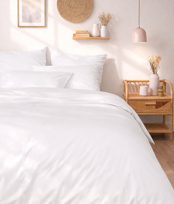 Parure de lit unie en...