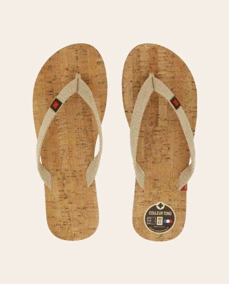 Tongs Mixtes Liège MOOREA Ecru