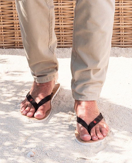 Tongs Mixtes Liège MOOREA Chocolat