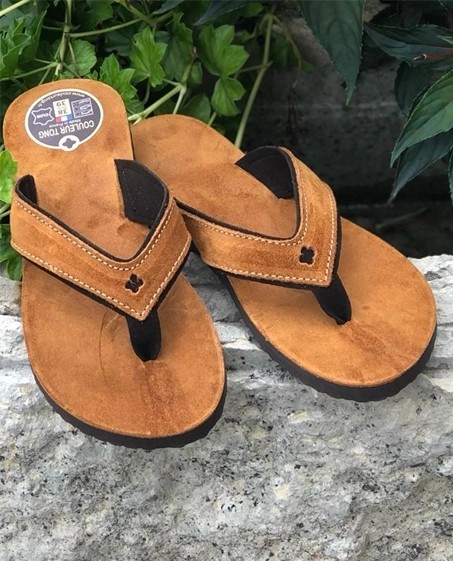 Tongs Mixtes Cuir SPERONE Sable