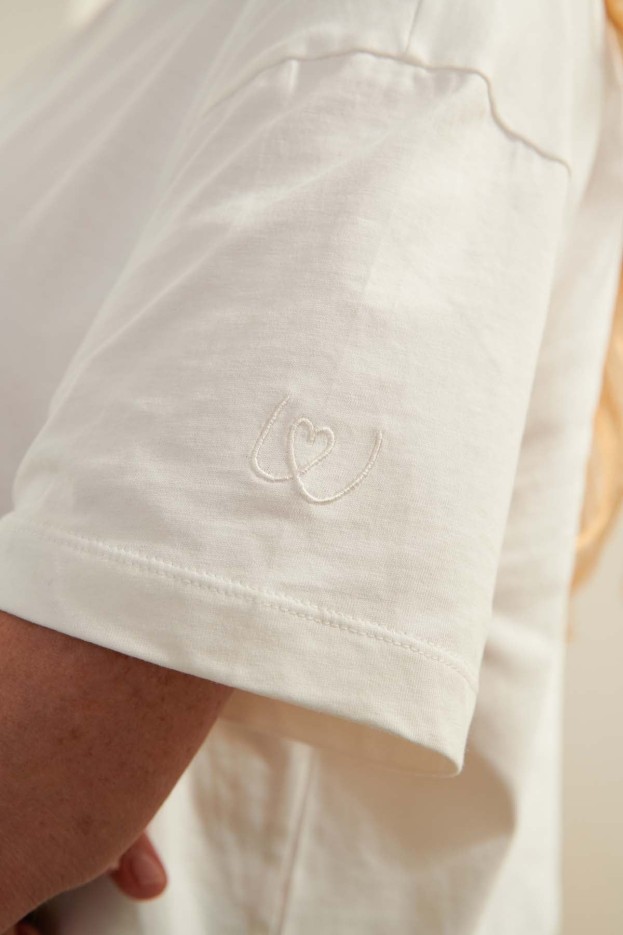 T-shirt coton uni blanc Coton Bio