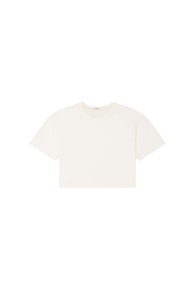 T-shirt coton uni blanc Coton Bio