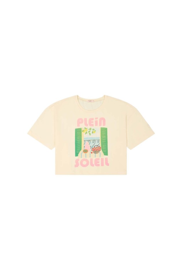 T-shirt coton imprimé Plein soleil Coton Bio
