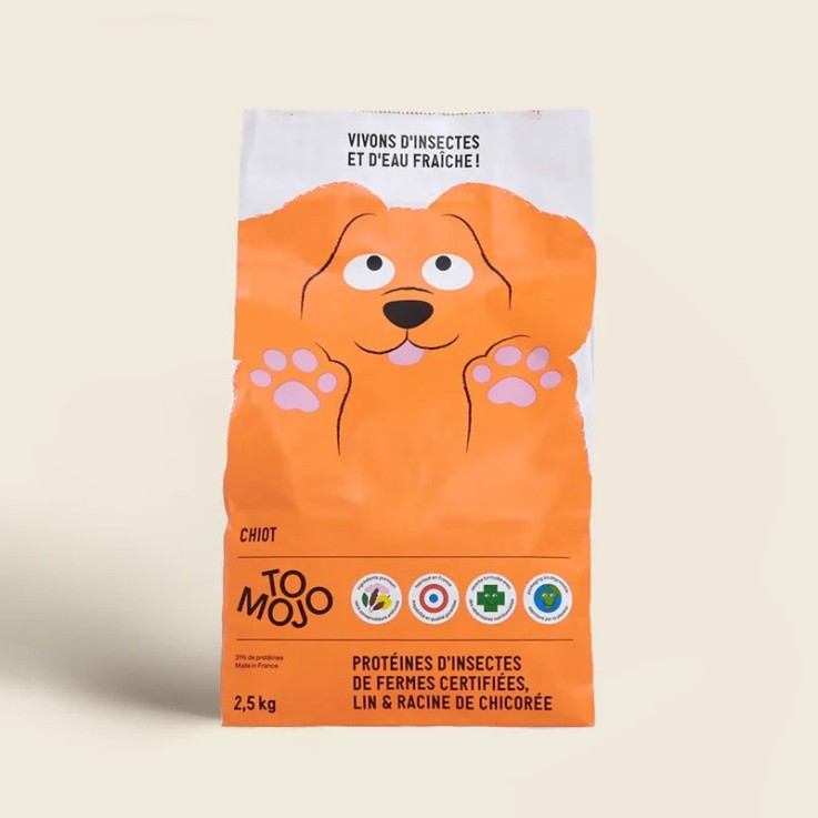 Tomojo - Croquettes aux Insectes pour Chiot 2,5kg