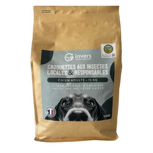 Invers - Croquettes aux Insectes pour Chien de Petite Taille 4kg