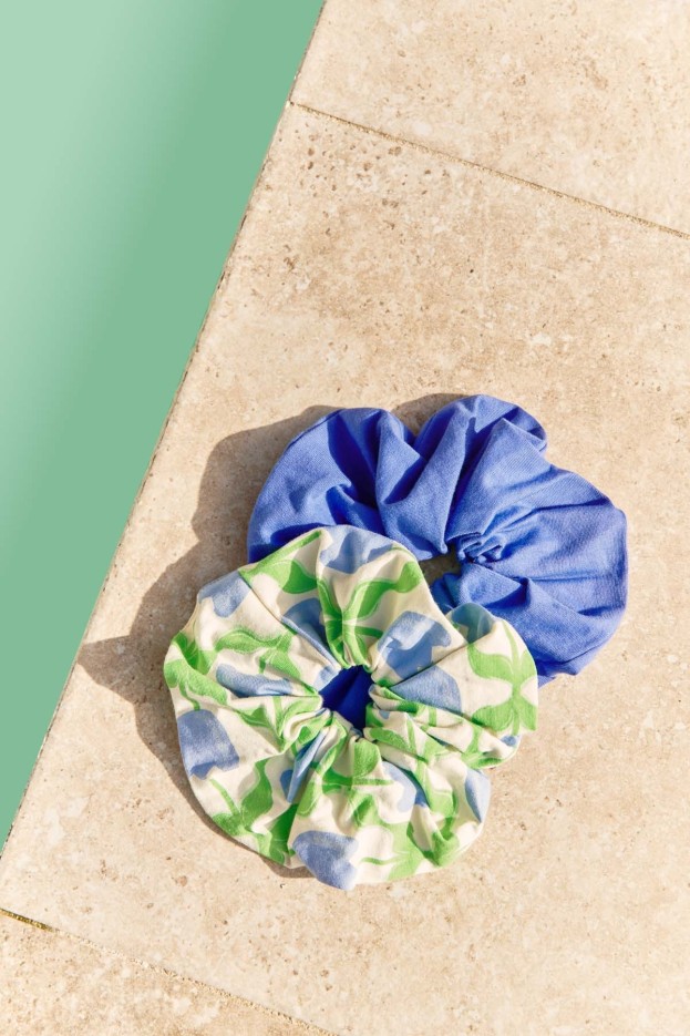 Pack 2 chouchou coton oversize