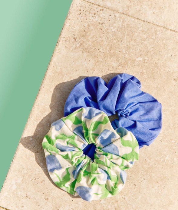 Pack 2 chouchou coton oversize