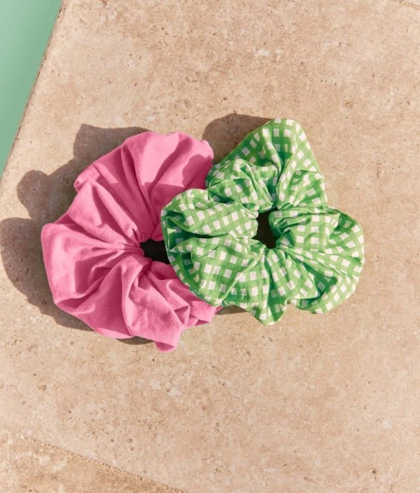 Pack 2 chouchou coton oversize